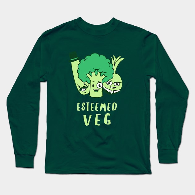 Esteemed Veg Long Sleeve T-Shirt by dumbshirts